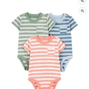 Carter's Child of Mine Baby Bodysuits, 3-Pack, Sizes Newborn -18 Months (12)